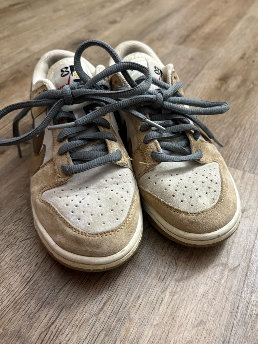 Nike Dunk Low SE 85 Double Swoosh Sail Brown DO9457-115 Women’s Size 6.5 - Picture 8 of 13